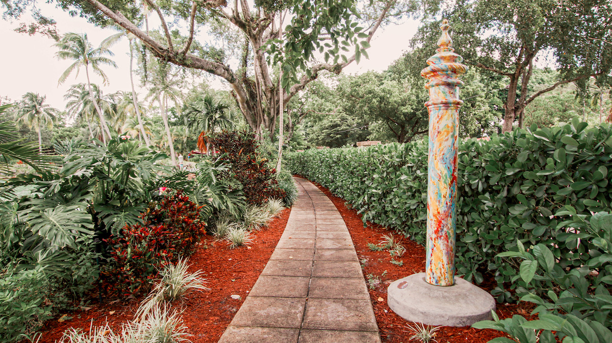 Hopeless Nostalgic. Venetian Pool walkway and mooring post 2